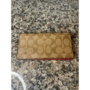 Coach Checkbook Holder